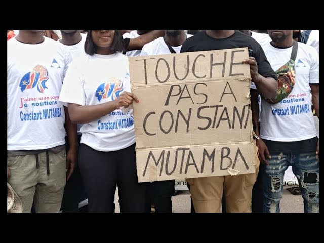 🔴Urgent : Marche de soutien à Constant Mutamba 😱 une forte mobilisation